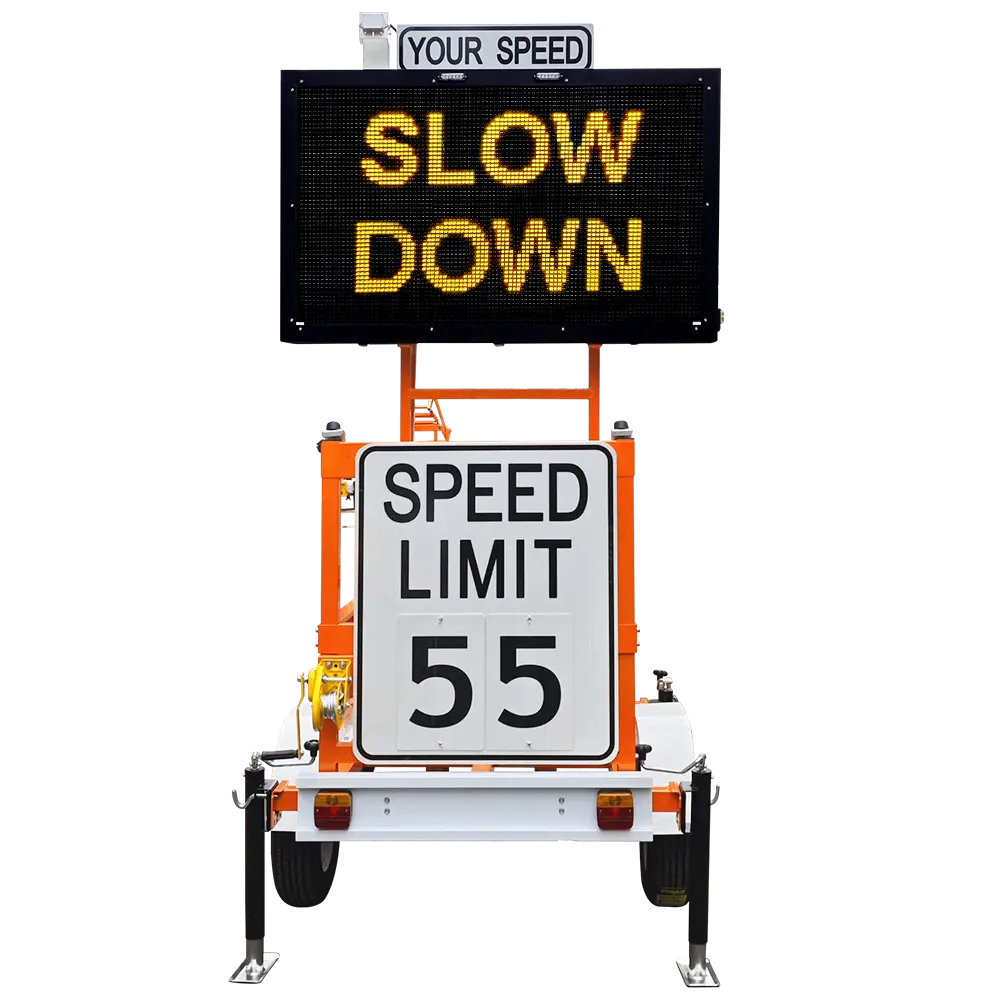 VMS 3 in 1 Traffic Control Trailer (Signs, Images & Speed Radar)